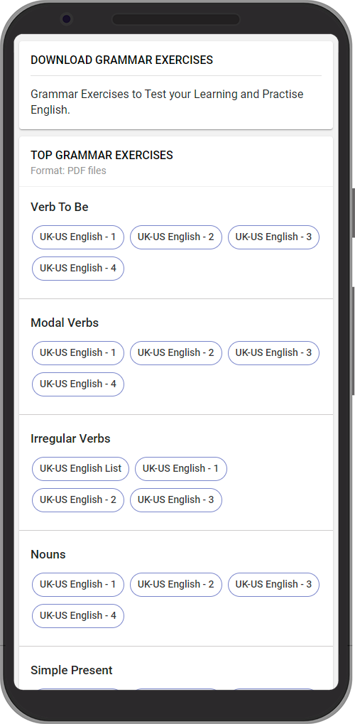 Learn English offline anytime