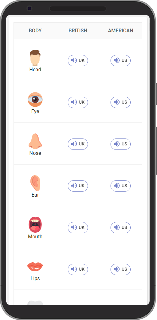 Aprende Vocabulario en Inglés