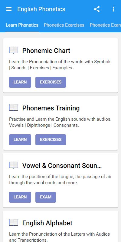 English Phonetics TeacherApp