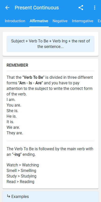 English Tenses TeacherApp