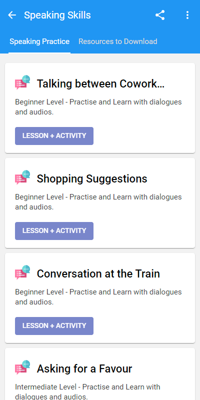 Speaking Skills TeacherApp